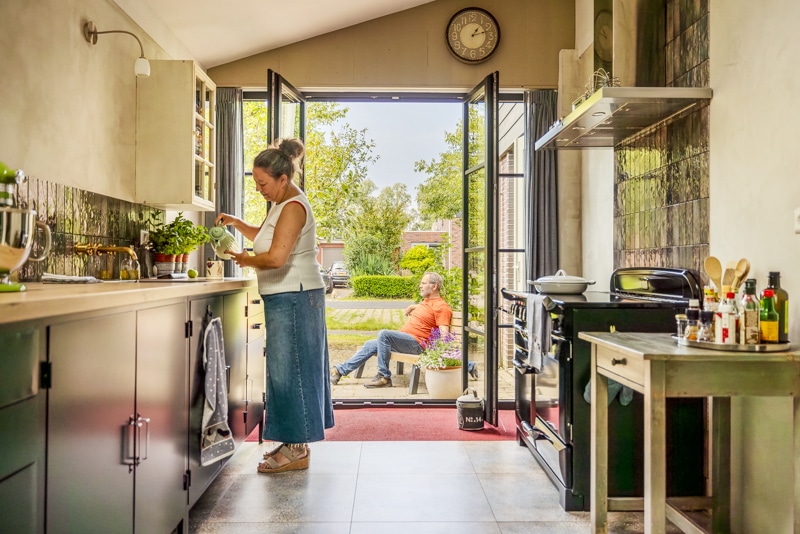 Kozijnen in keuken