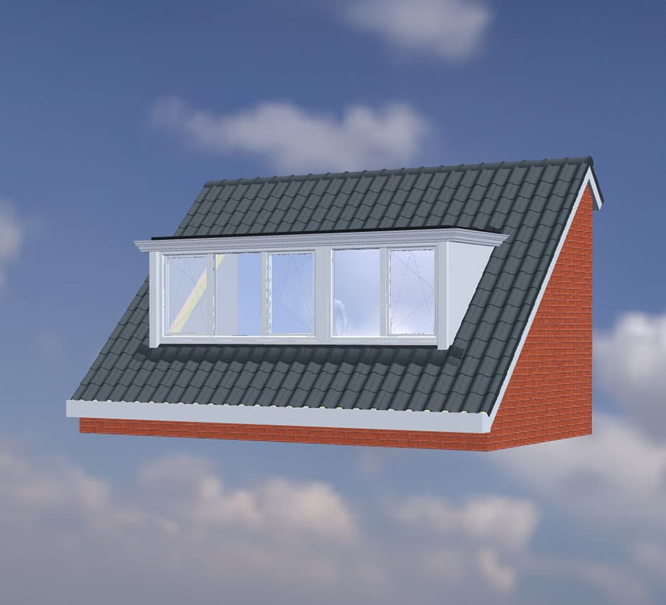 Kunststof dakkapel – 5 meter