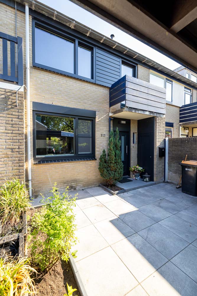 Renovatie voorgevel tussenwoning