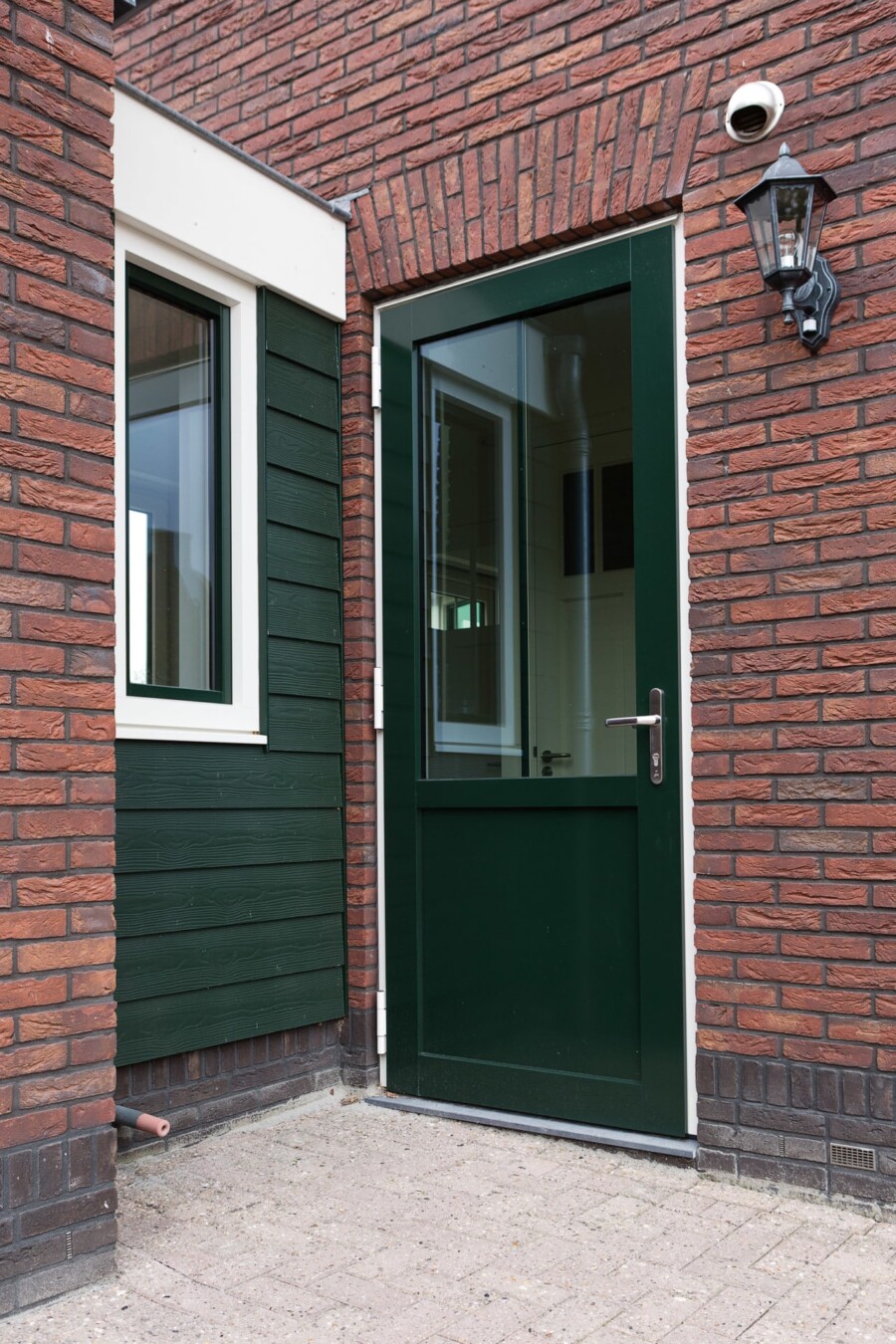Landelijke klassieke achterdeur voor woningrenovatie, Knipping kwaliteit