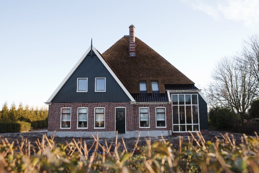 Landelijk klassiek Knipping kozijn voor renovatie woningbouw